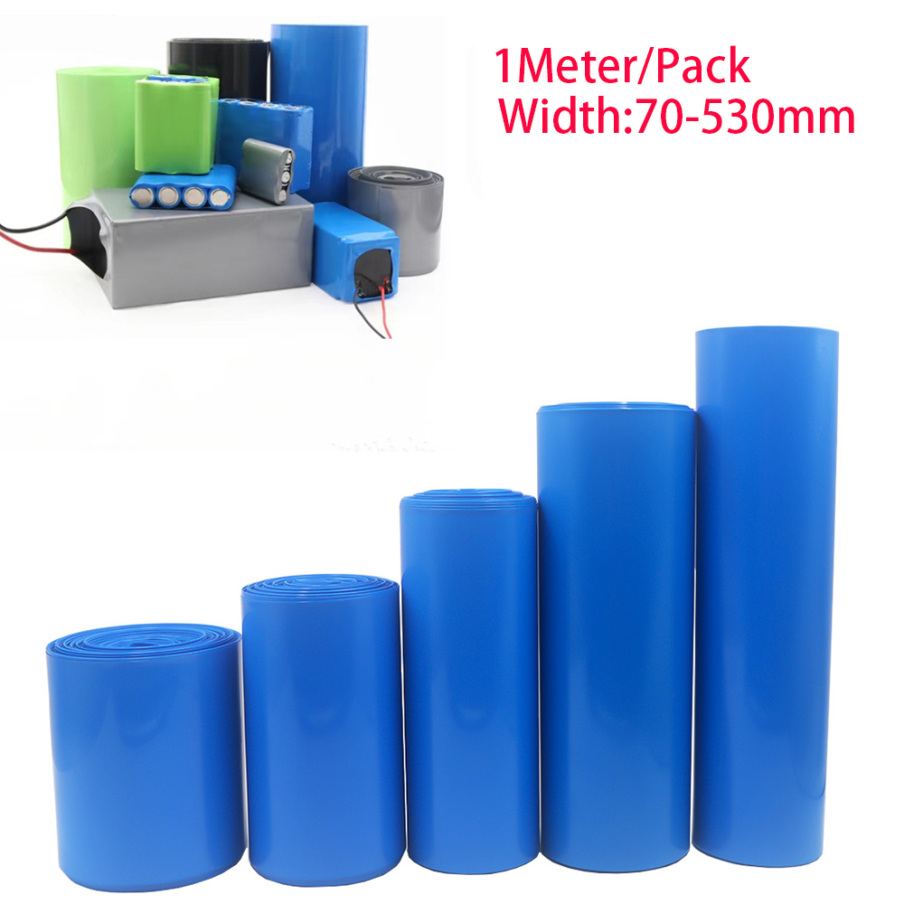 Shrink Sleeve Pvc - 1 метр ПВХ с 18650 аккумуляторными