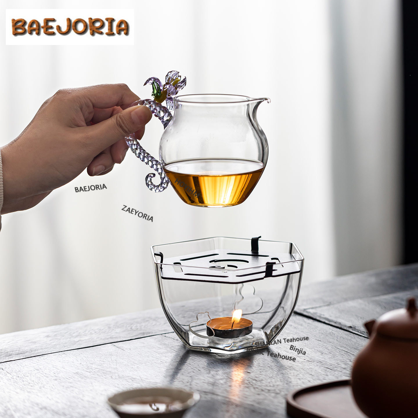 Candle Holder Supplies - Шестиугольная подставка для подогрева чая в