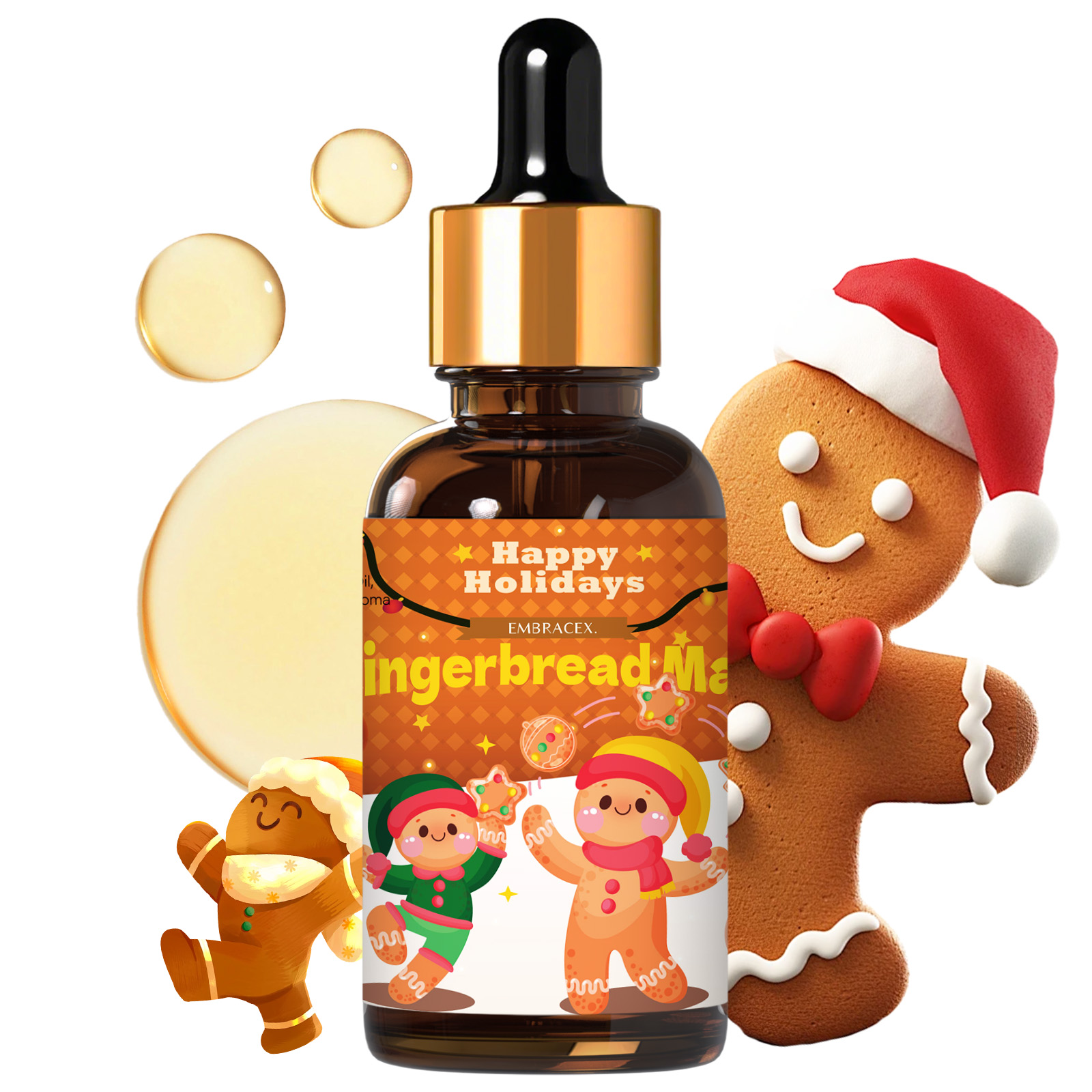 Candle Making Supplies Fragrance Oils - 30 мл ароматического масла «Пряничный человечек»