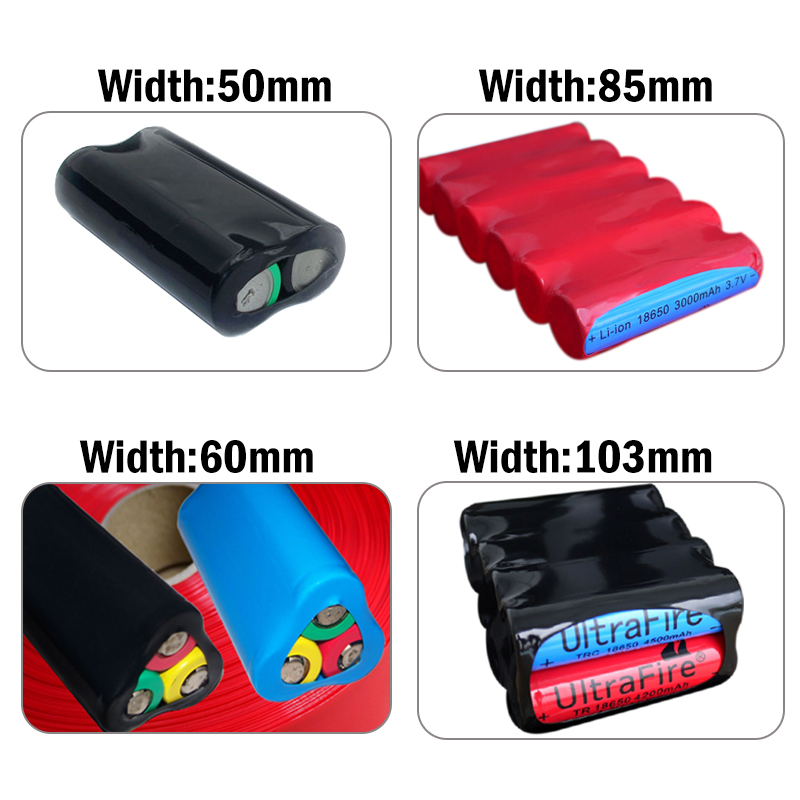 Shrink Sleeve Pvc - 18650 Батарея Термоусадочная пленка ПВХ Ширина