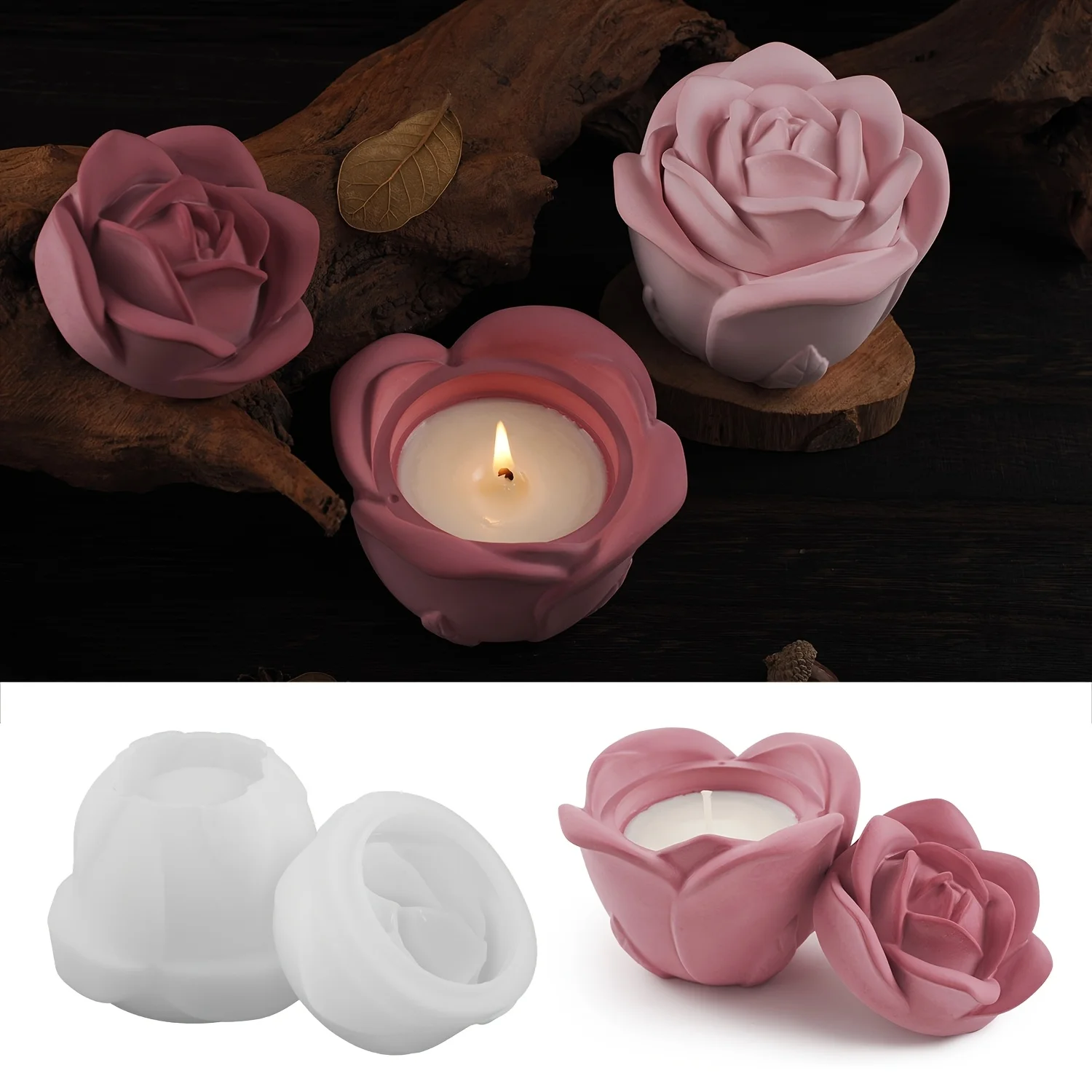 Набор из 2 предметов, силиконо – обзор и цена Candle Holder Supplies